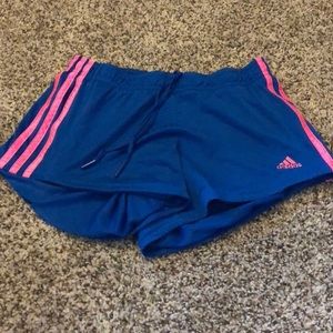 Women’s adidas mesh running shorts size small